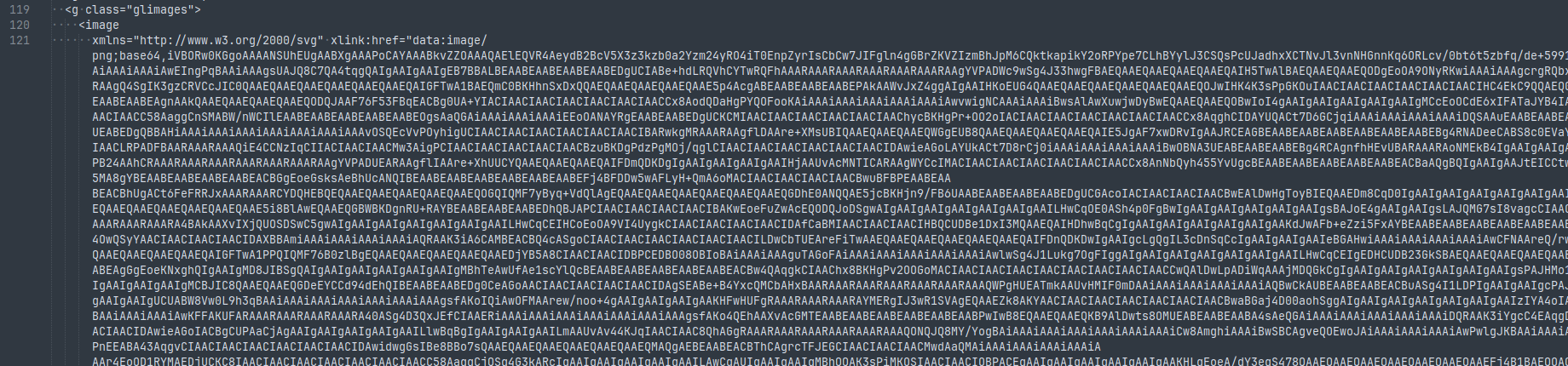 Base64 Encoded Data Point Markers